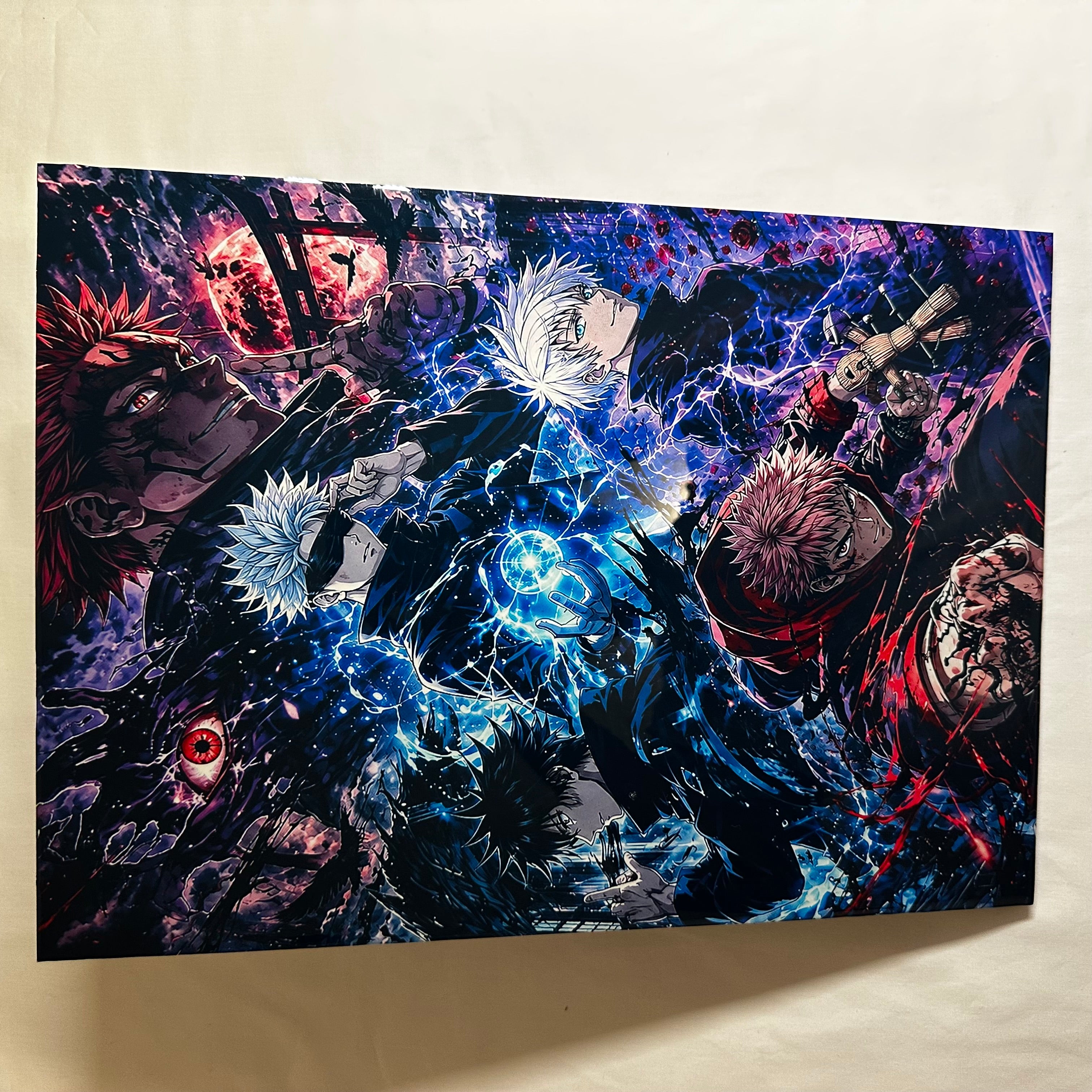 Anime Resin Wall Art – Premium Epoxy Frame 12.5” x 18.5”
