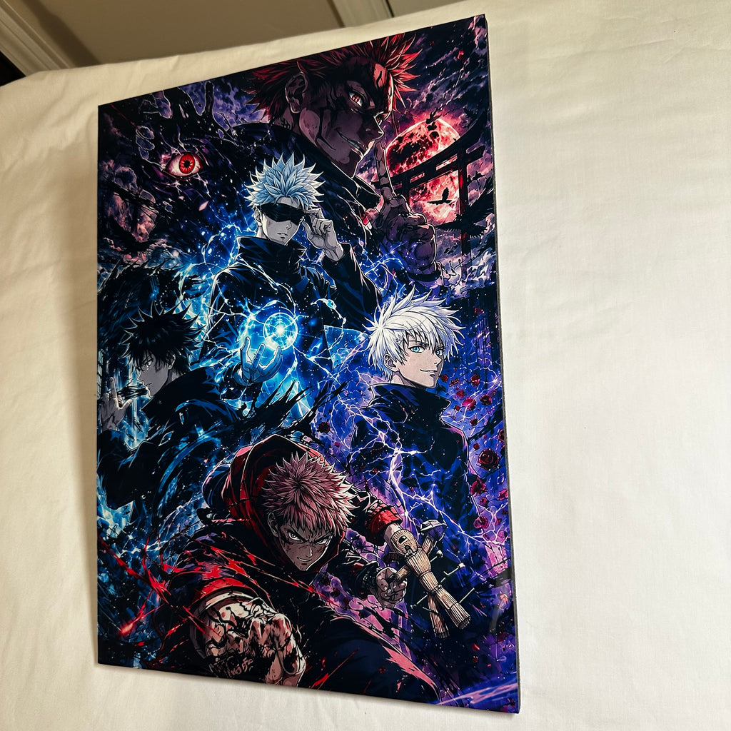 Anime Resin Wall Art – Premium Epoxy Frame 12.5” x 18.5”