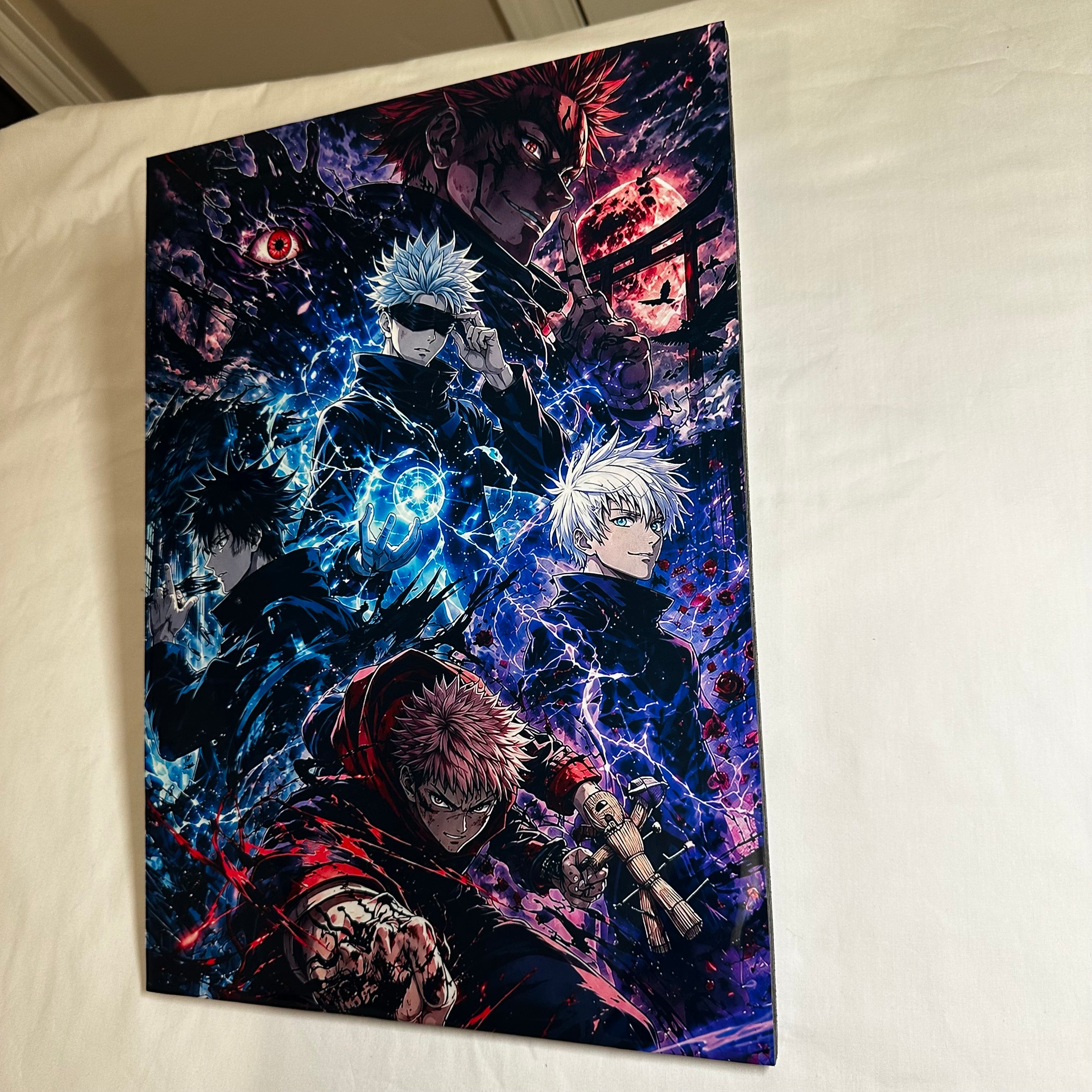 Anime Resin Wall Art – Premium Epoxy Frame 12.5” x 18.5”