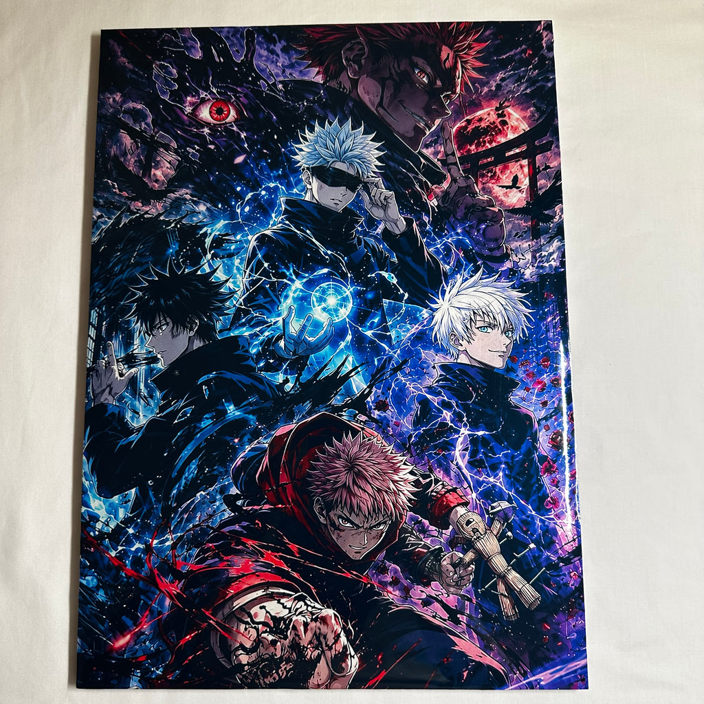 Anime Resin Wall Art – Premium Epoxy Frame 12.5” x 18.5”