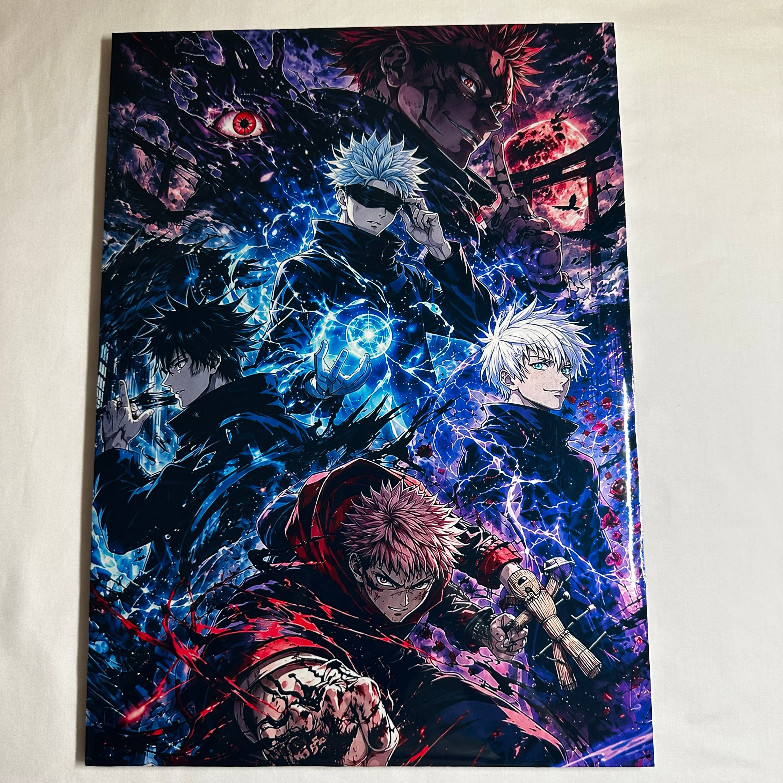 Anime Resin Wall Art – Premium Epoxy Frame 12.5” x 18.5”