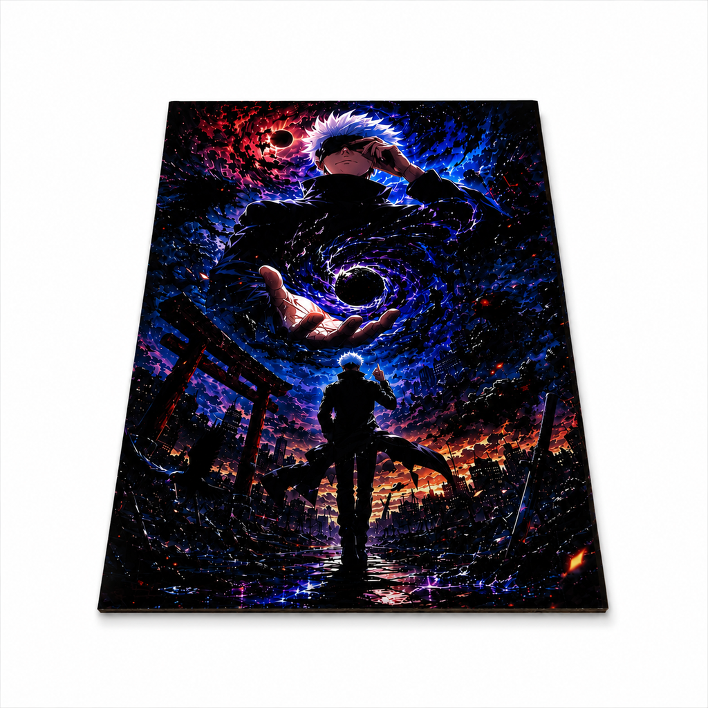 Anime Resin Wall Art – Premium Epoxy Frame 12.5” x 18.5”