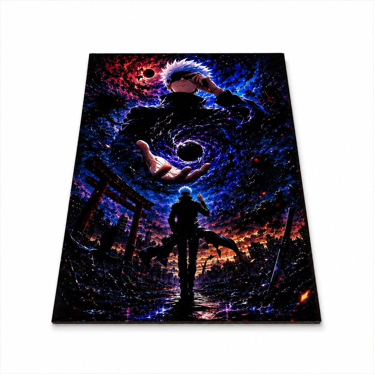 Anime Resin Wall Art – Premium Epoxy Frame 12.5” x 18.5”