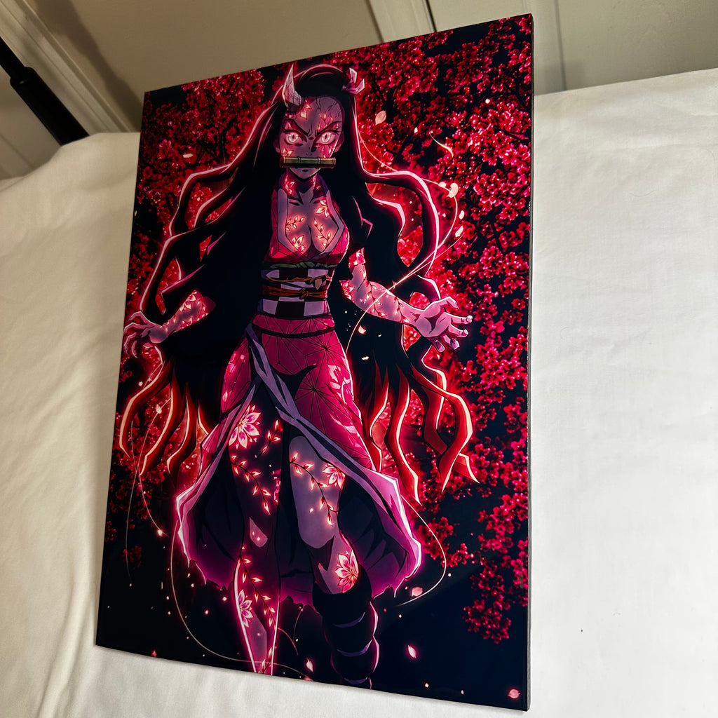 Anime Resin Wall Art – Premium Epoxy Frame 12.5” x 18.5”