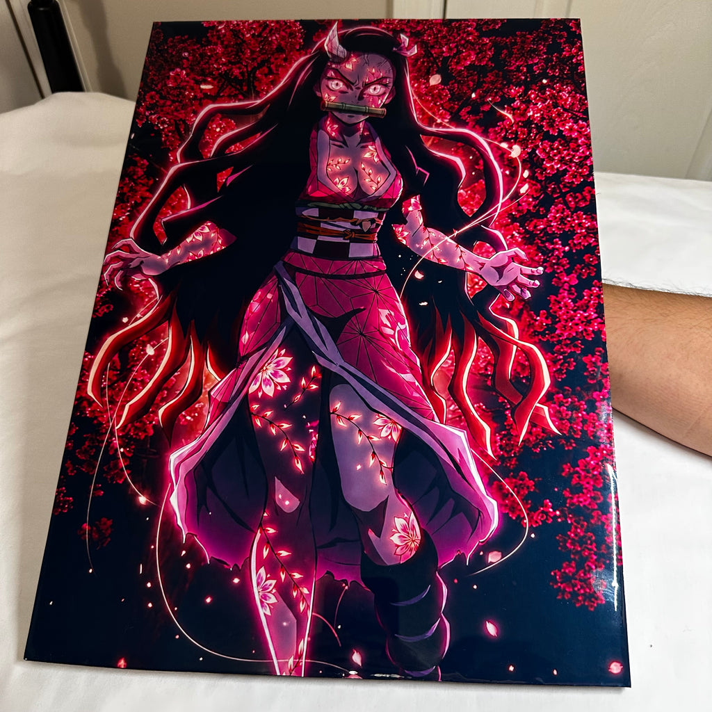 Anime Resin Wall Art – Premium Epoxy Frame 12.5” x 18.5”