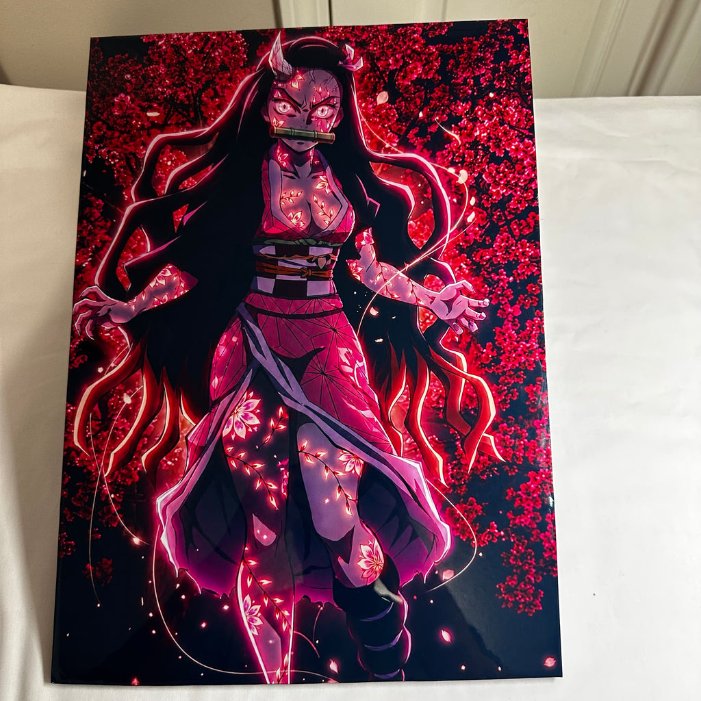 Anime Resin Wall Art – Premium Epoxy Frame 12.5” x 18.5”
