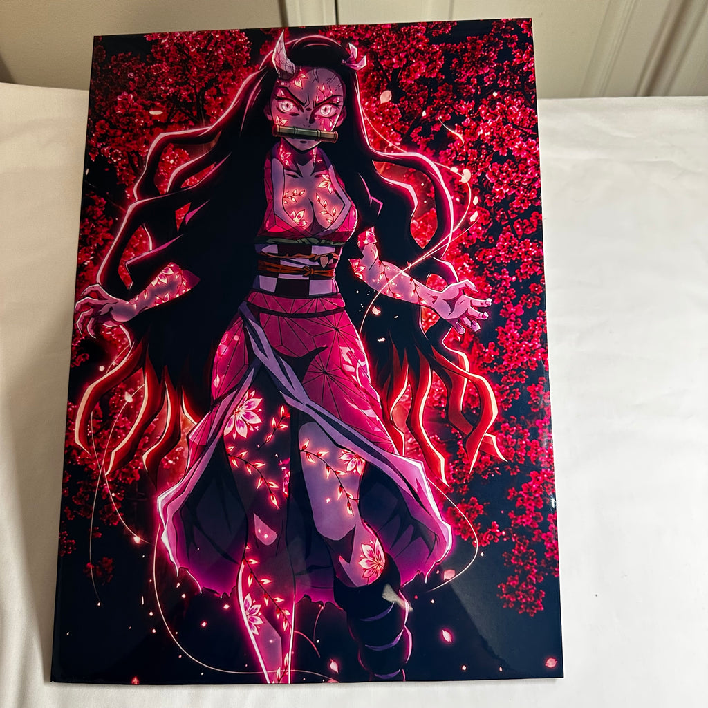 Anime Resin Wall Art – Premium Epoxy Frame 12.5” x 18.5”