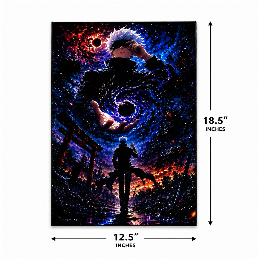 Anime Resin Wall Art – Premium Epoxy Frame 12.5” x 18.5”