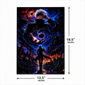 Anime Resin Wall Art – Premium Epoxy Frame 12.5” x 18.5”