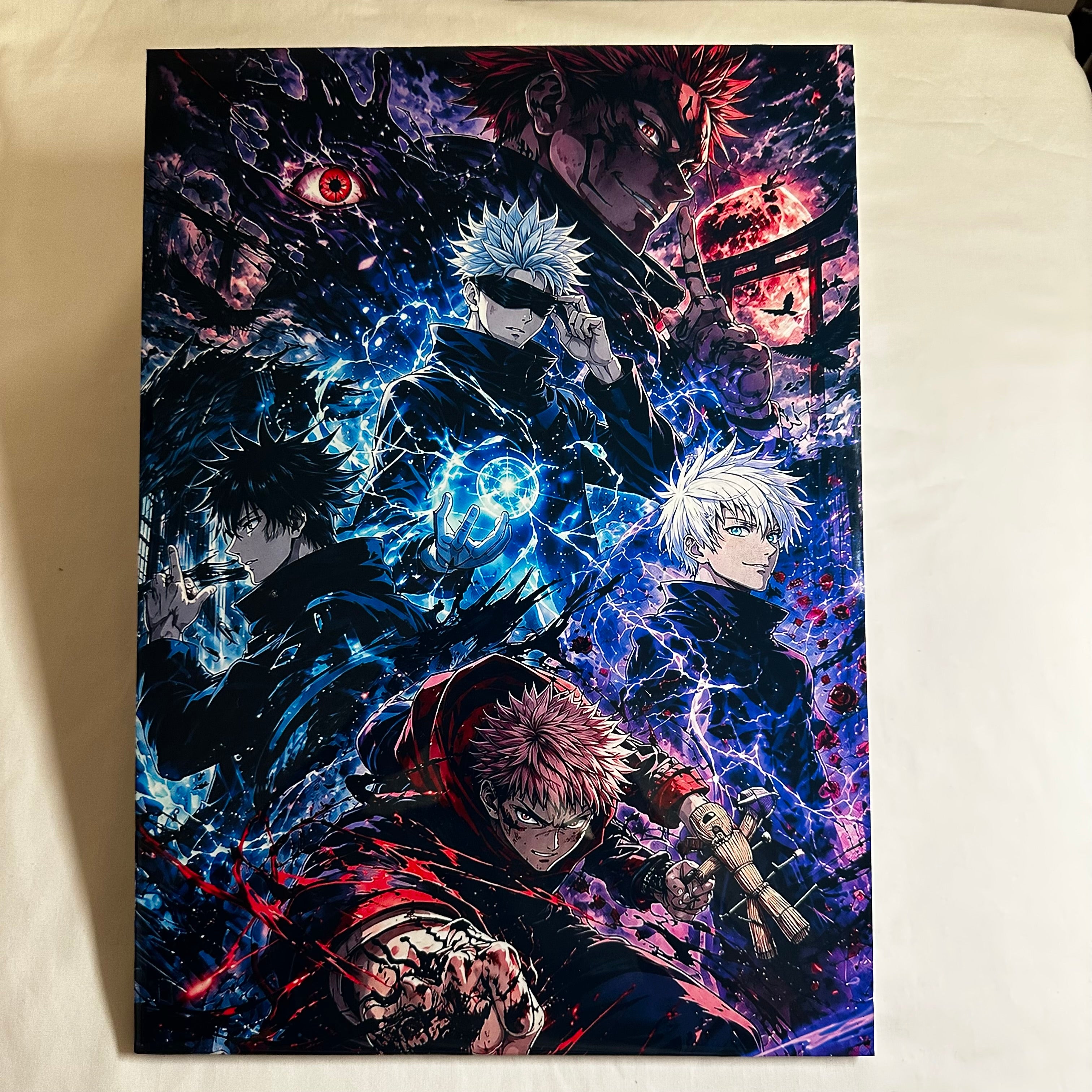 Anime Resin Wall Art – Premium Epoxy Frame 12.5” x 18.5”